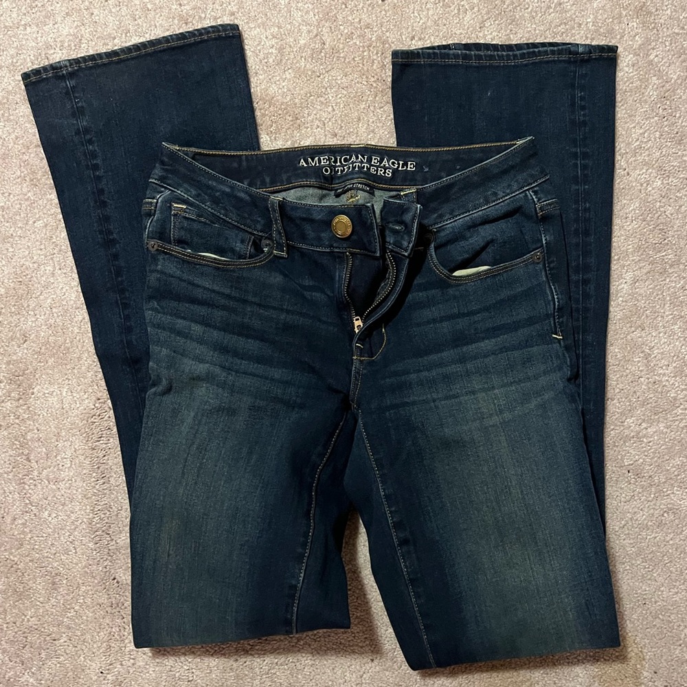American Eagle Skinny Kick Jeans size 4 Long